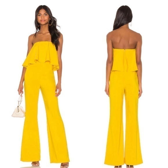 Lovers + Friends Pants - Lovers and Friends Nikki Jumpsuit in Yellow